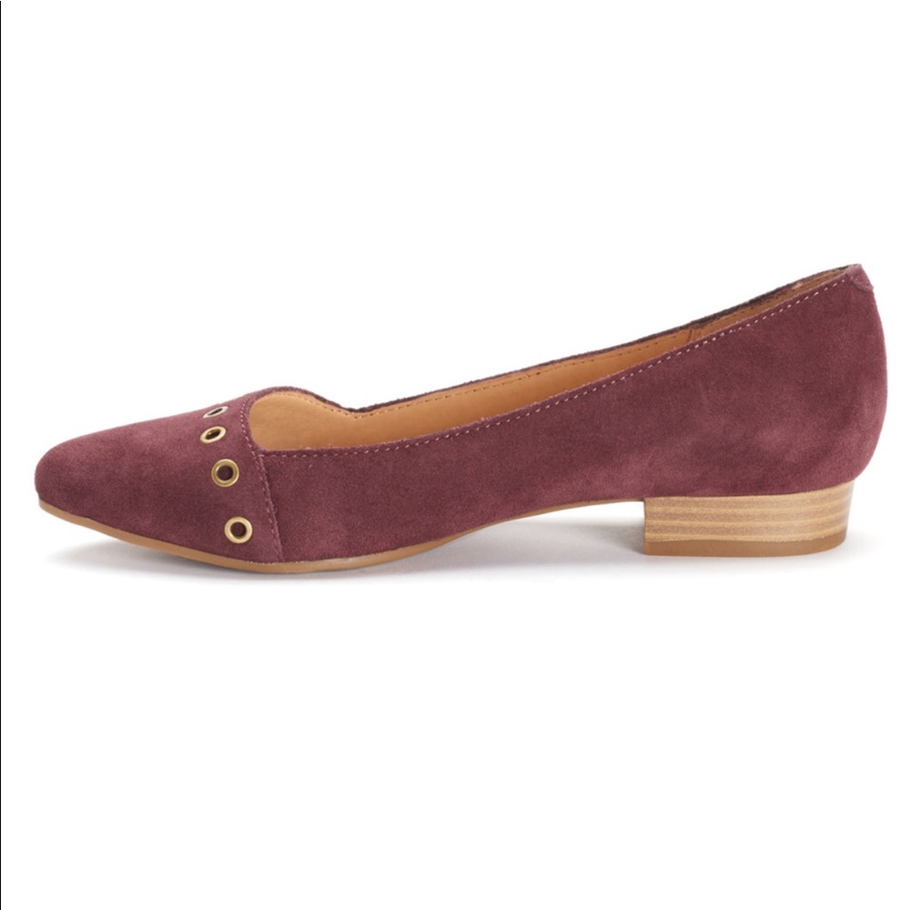 Sonoma Women’s Suede Flats Olive New - Picture 5 of 7